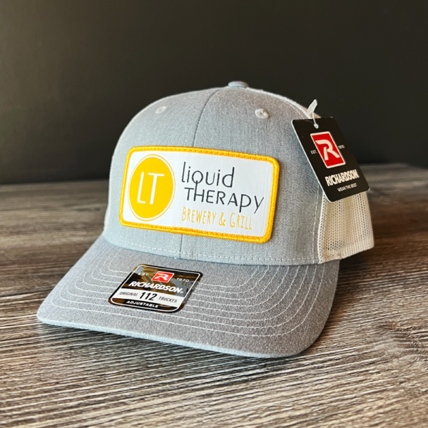 Trucker Hat - Gray/White - Liquid Therapy Brewery Swag