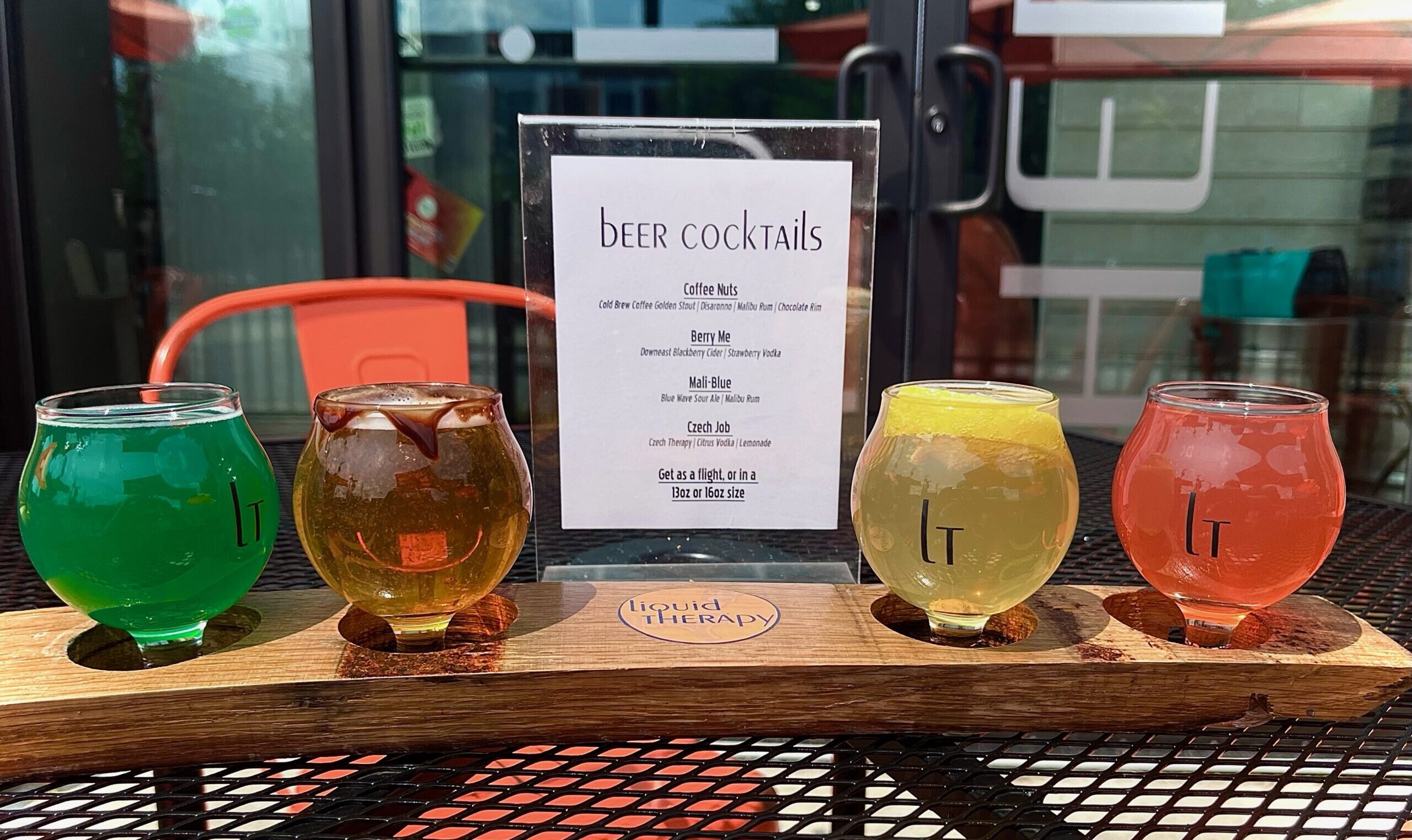 Beer Cocktail Flights - Liquid Therapy Brewery NH