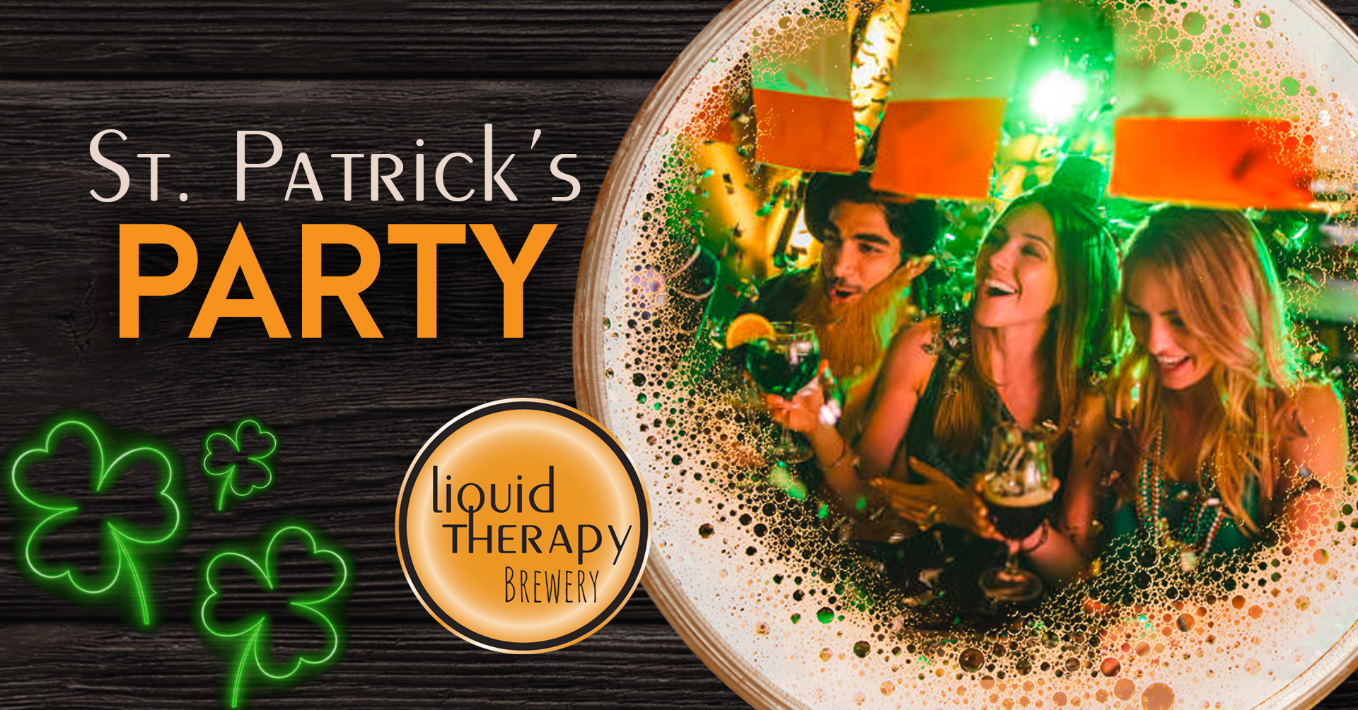 St. Patrick's Day Party - 3/17/2023 at Liquid Therapy Brewery, NH