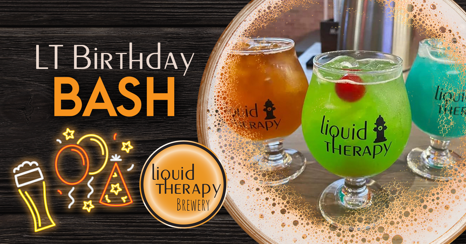 Liquid Therapy Brewery's Birthday Week - Anniversary